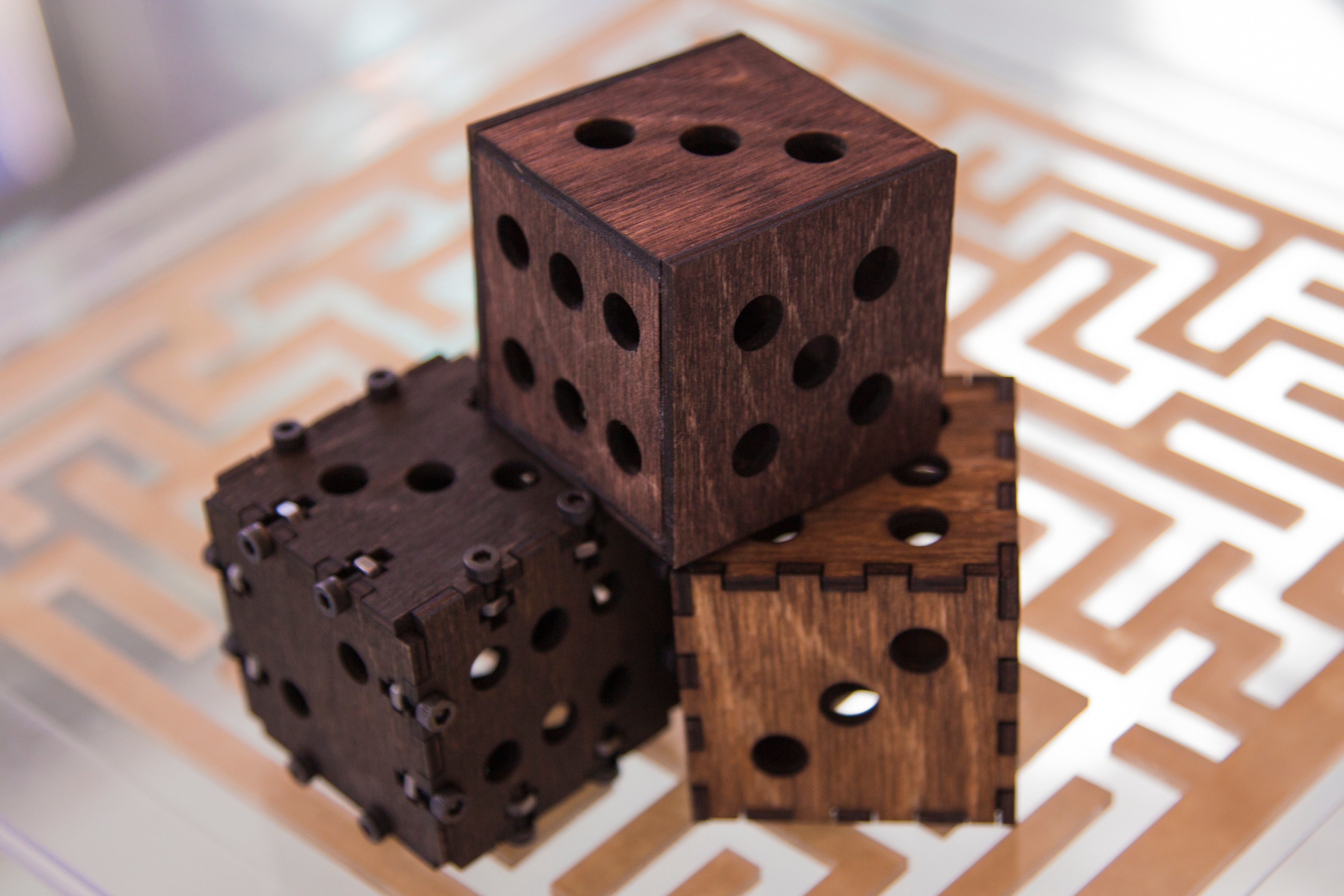 Lesson 5 Wooden Dice Set